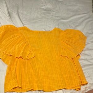 ASOS sz 12 orange top; NVR WORN